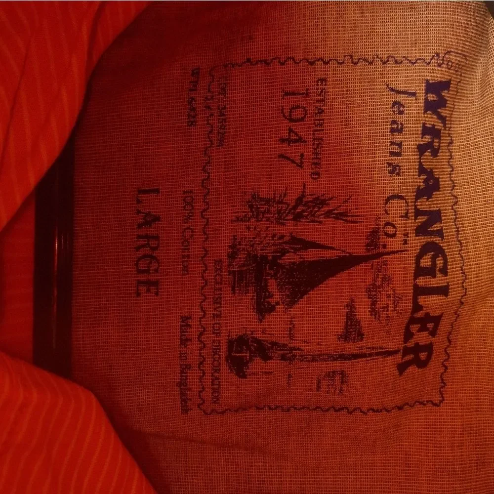 WRANGLER BUTTON DOWN LONG SLEEVE SHIRT - Picture 5 of 5